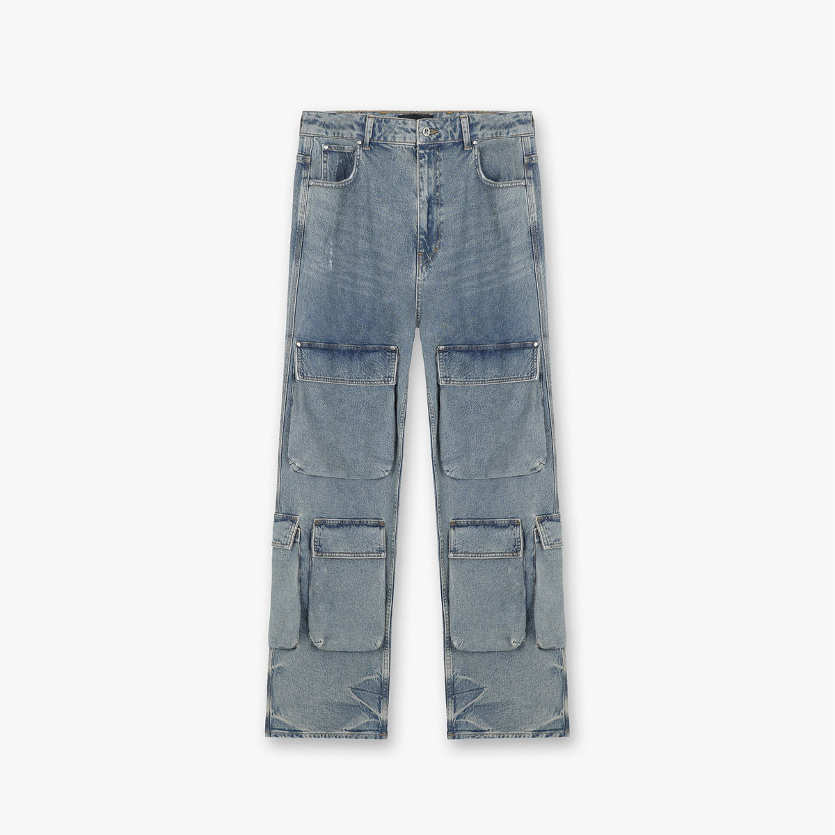 Blue Denim Cargos