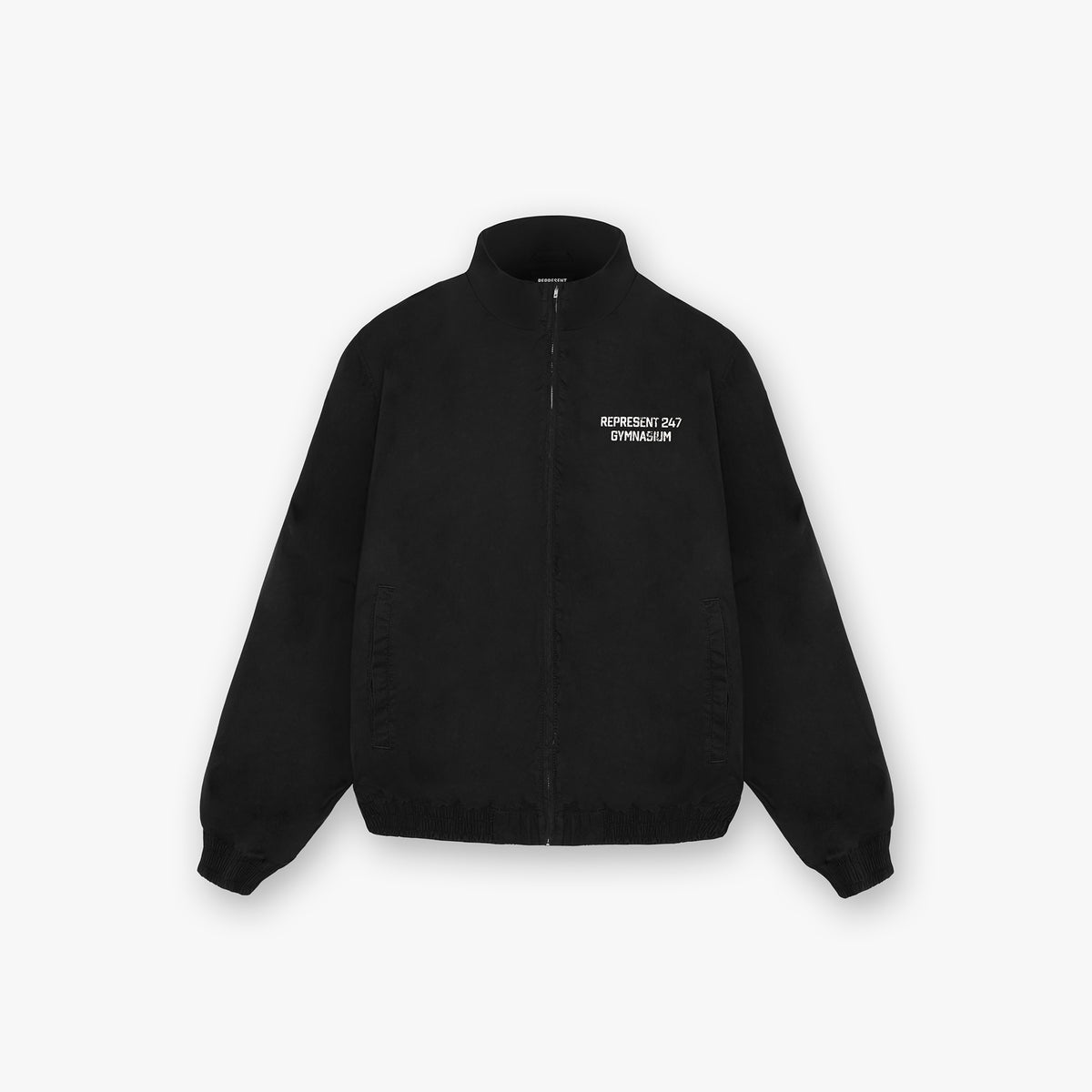 247 Represent Gymnasium Track Jacket Off Black REPRESENT CLO