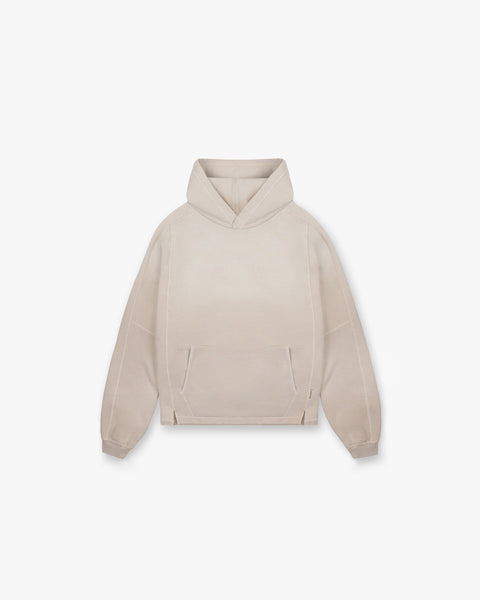 Stepped Hem Hoodie Oat
