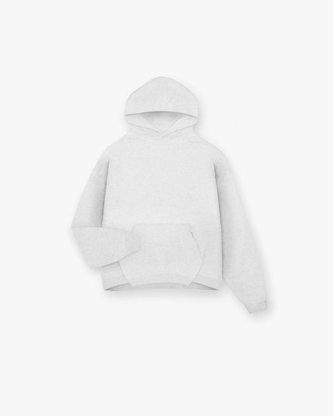 Boxy Hoodie Ice Marl