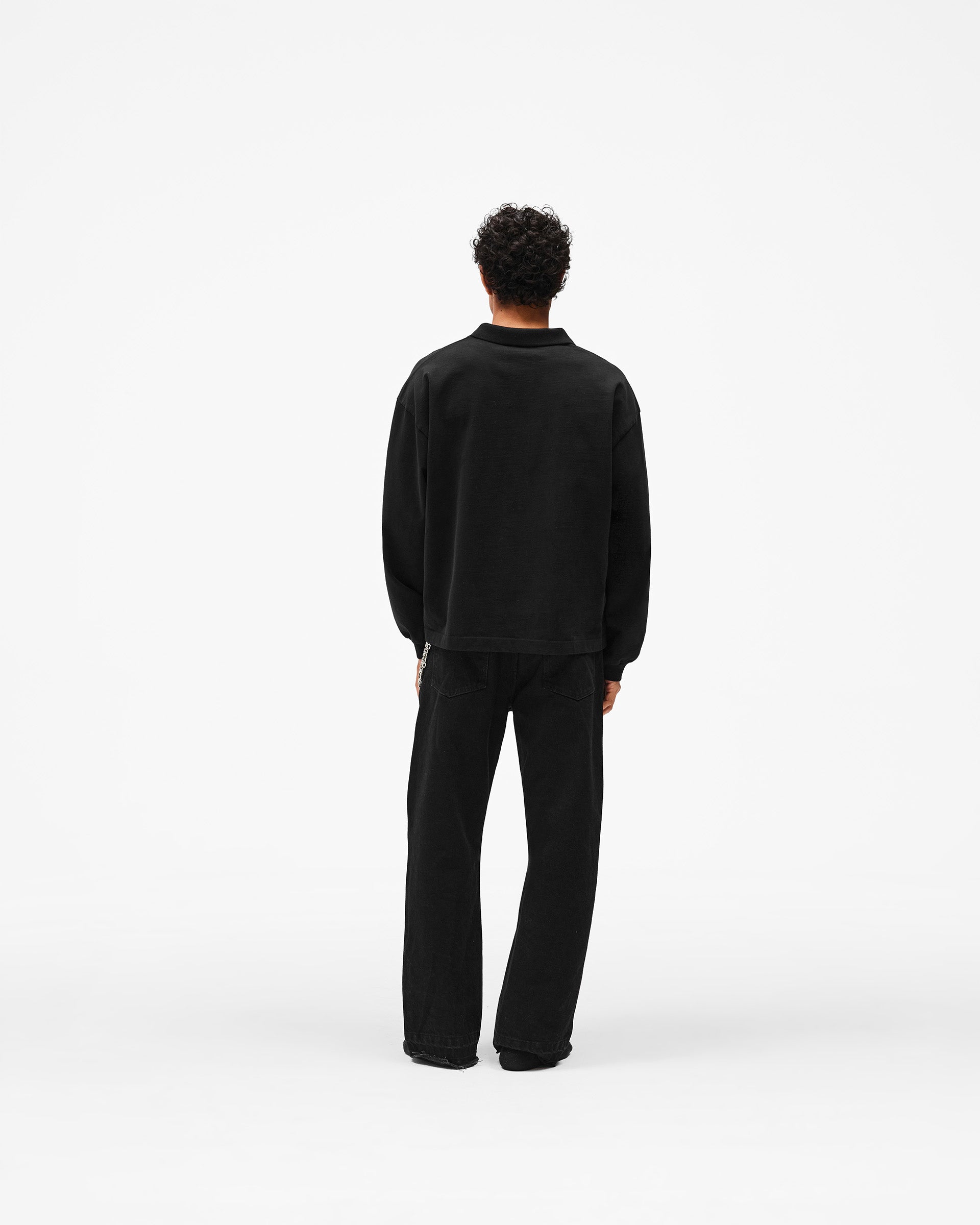 Represent Owners Club Rugby Polo - Jet Black