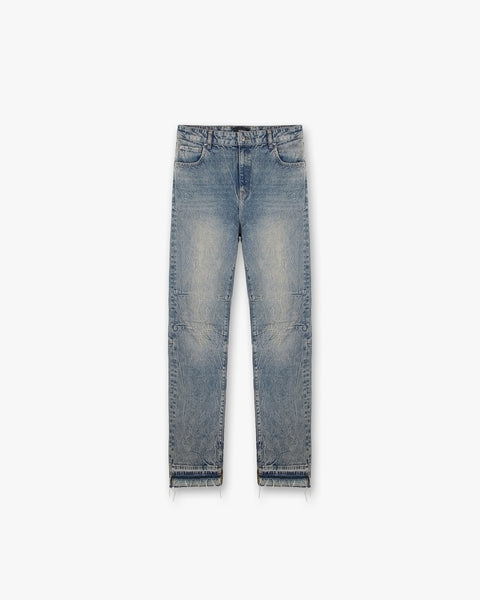 R2 Stepped Hem Denim Mid
