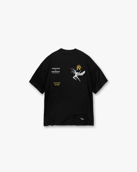 Icarus T Shirt Jet Black