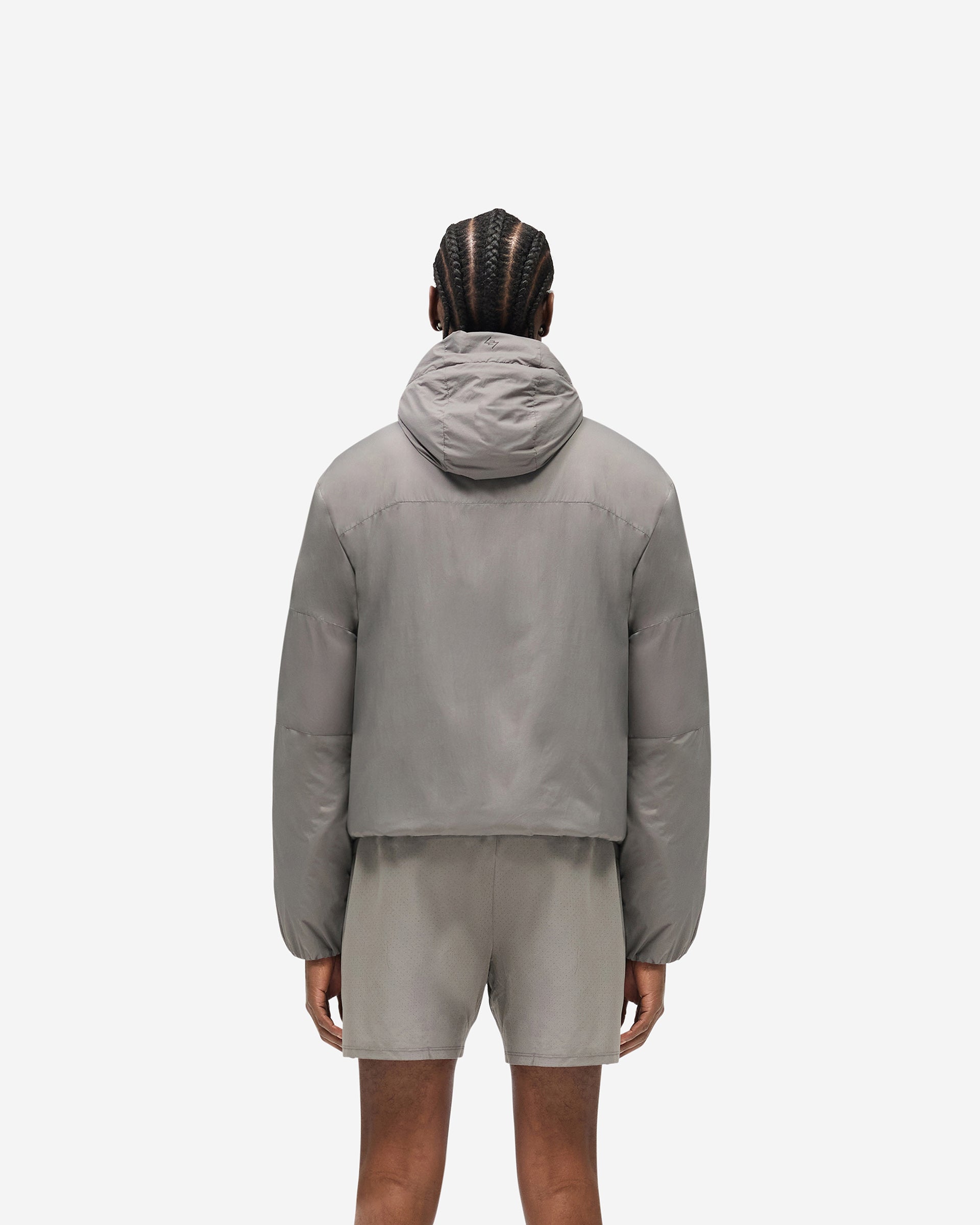 247 Panelled Insulated Jacket - Steel