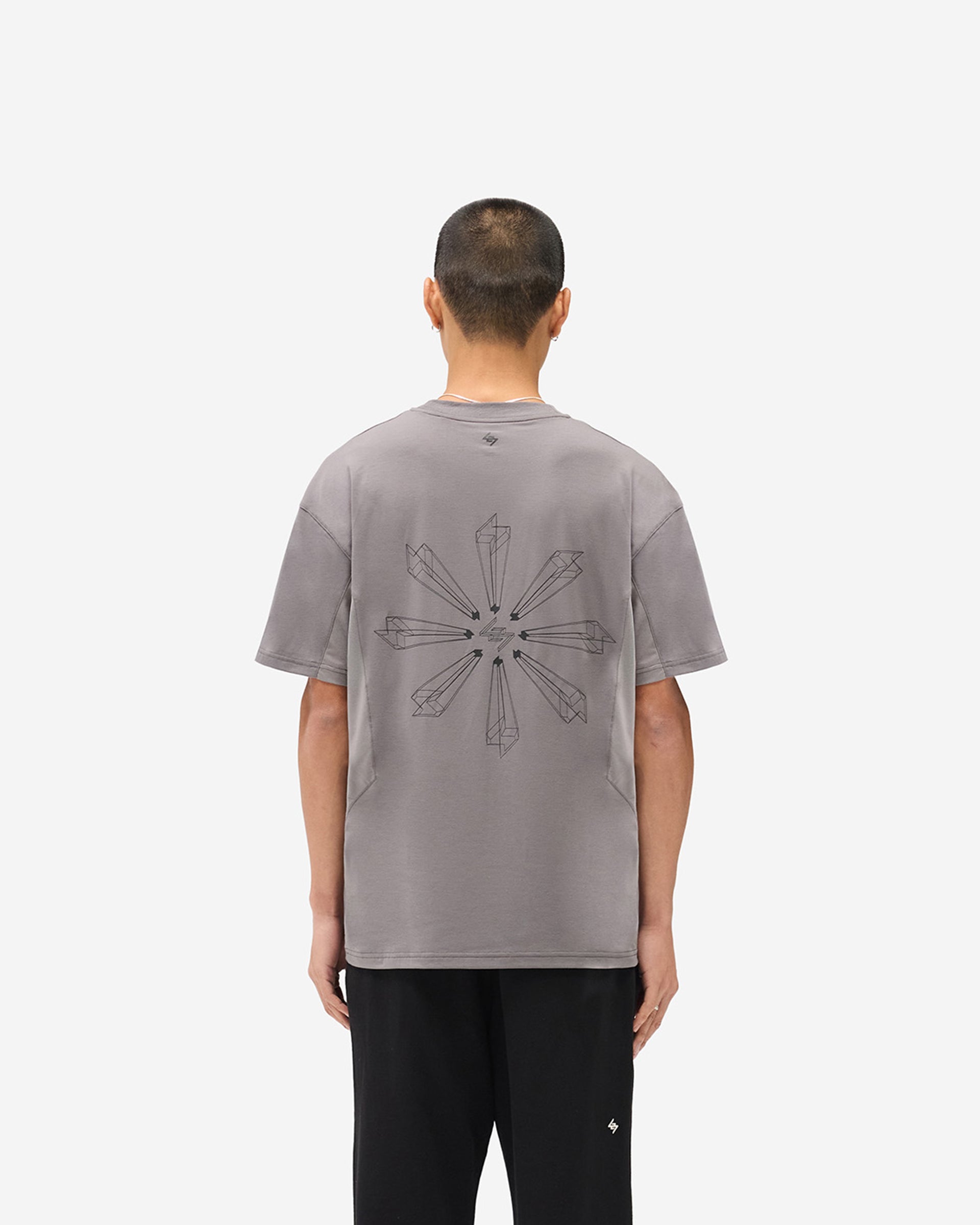 247 Uprising Oversized T-Shirt - Steel