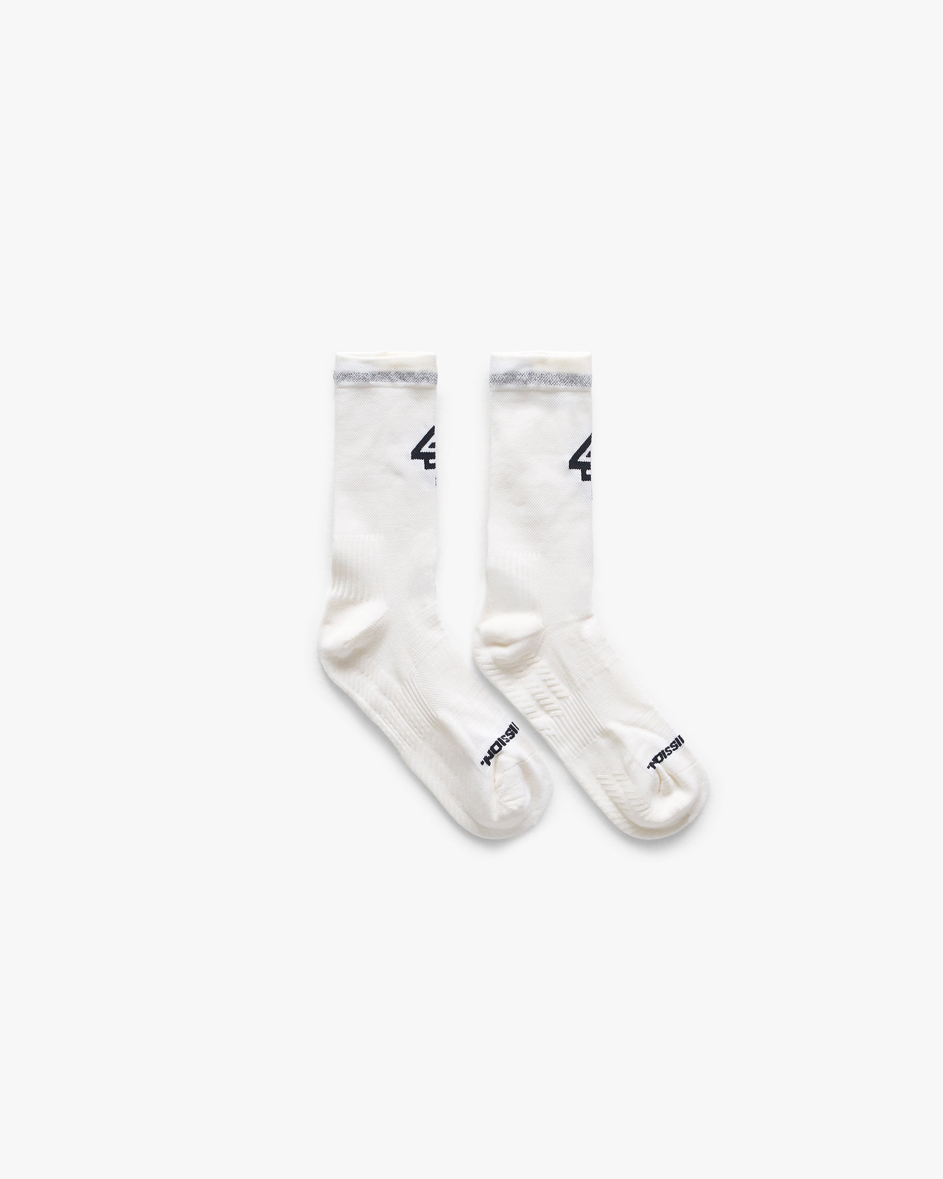 247 Reflex Run Socks - Flat White
