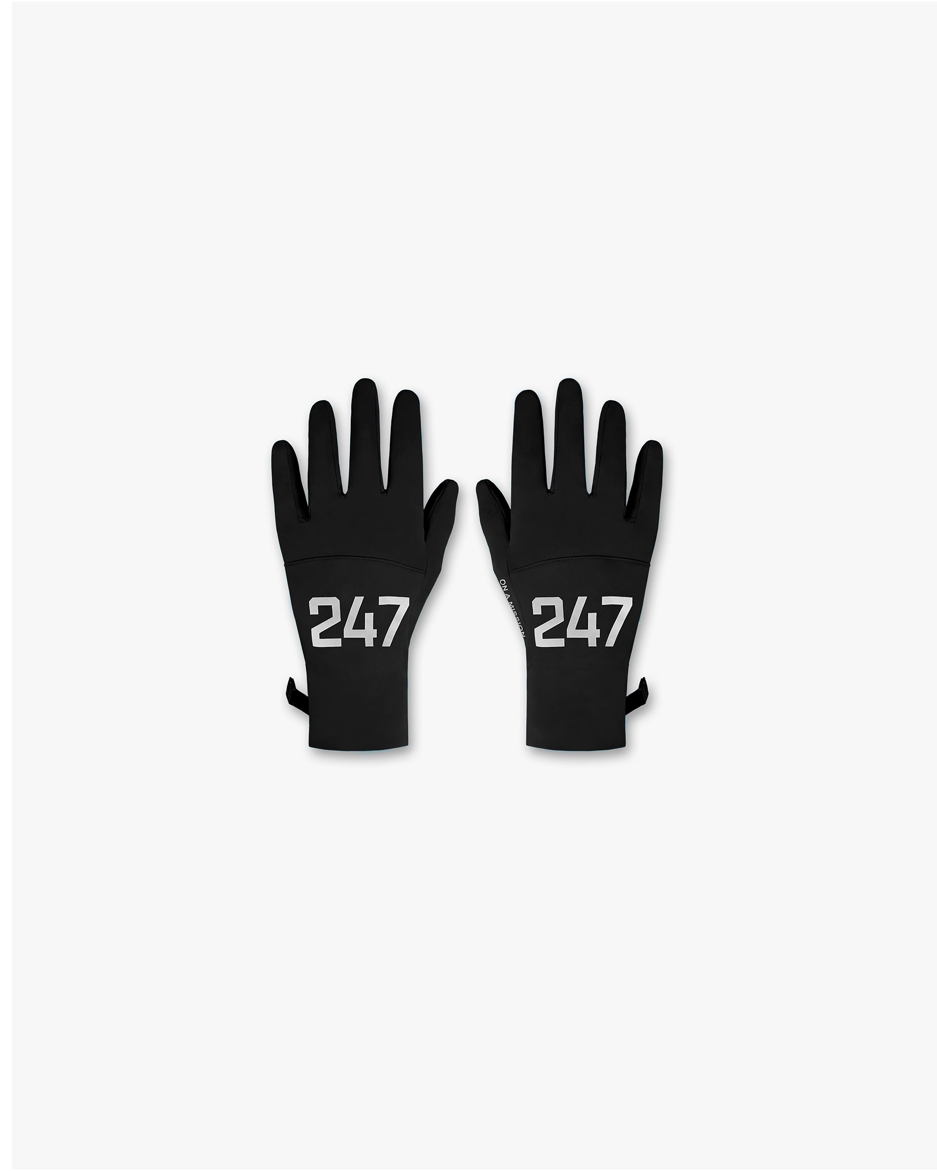 247 Numbers Glove - Jet Black
