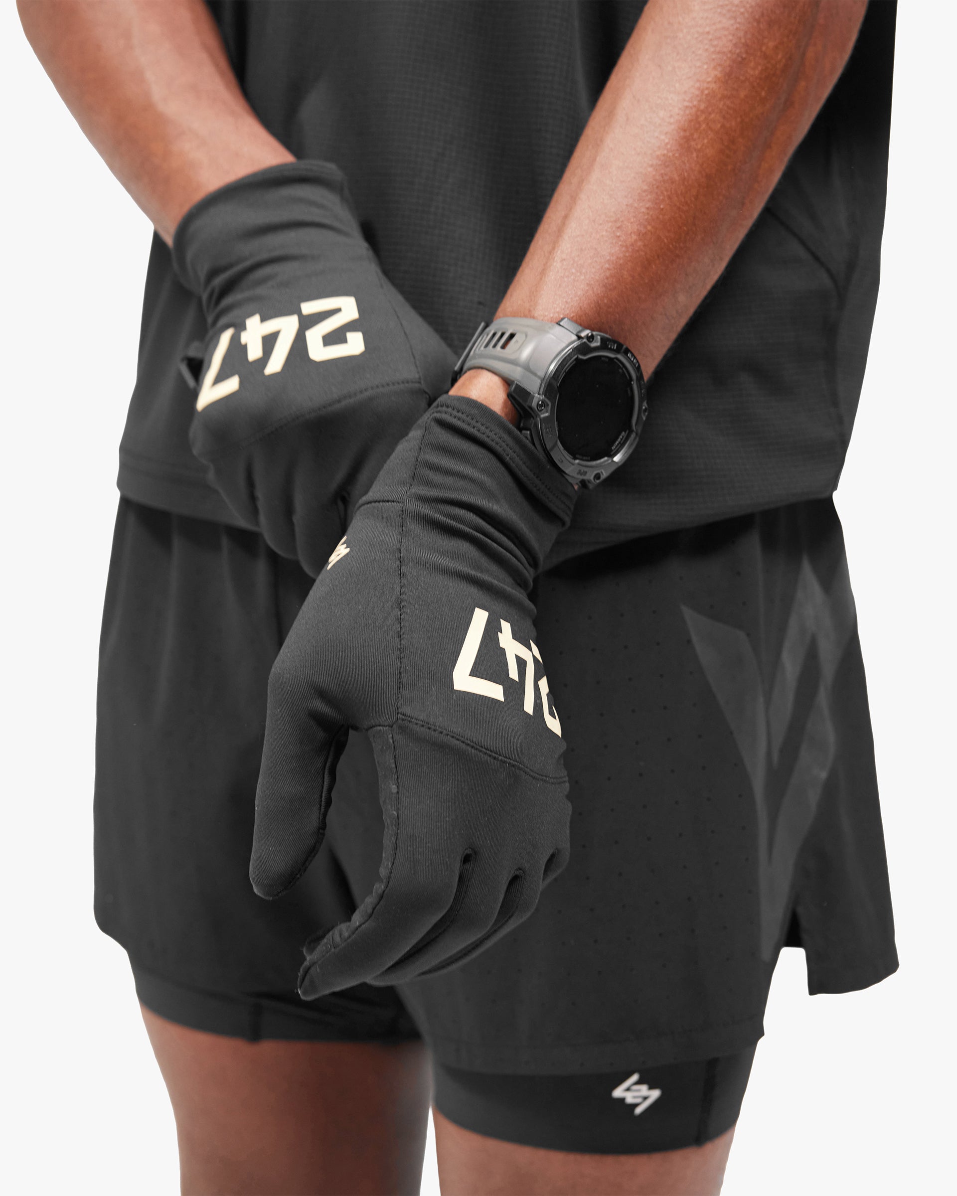 247 Numbers Glove - Jet Black