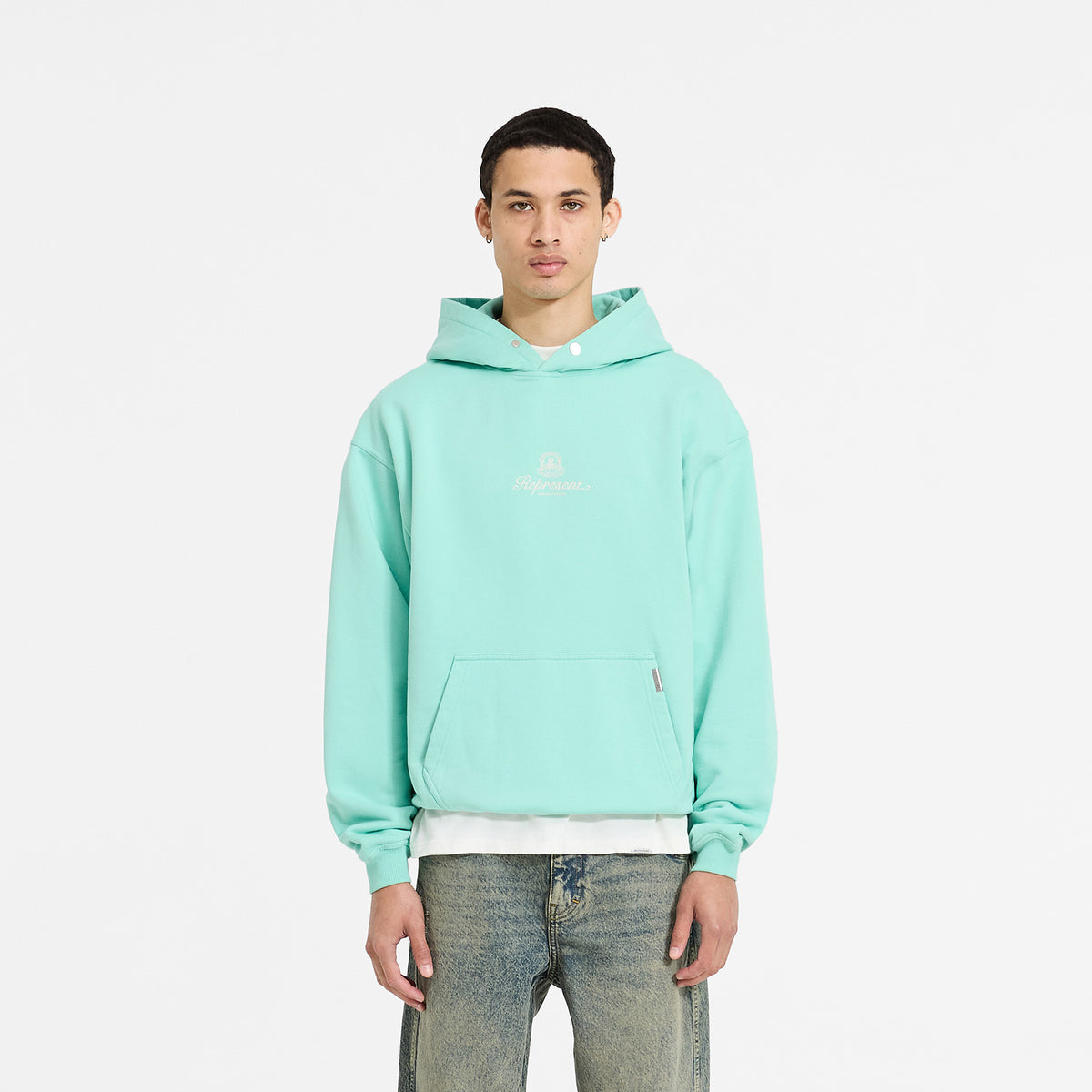 Permanent Vacation Hoodie | Electric Mint | REPRESENT CLO