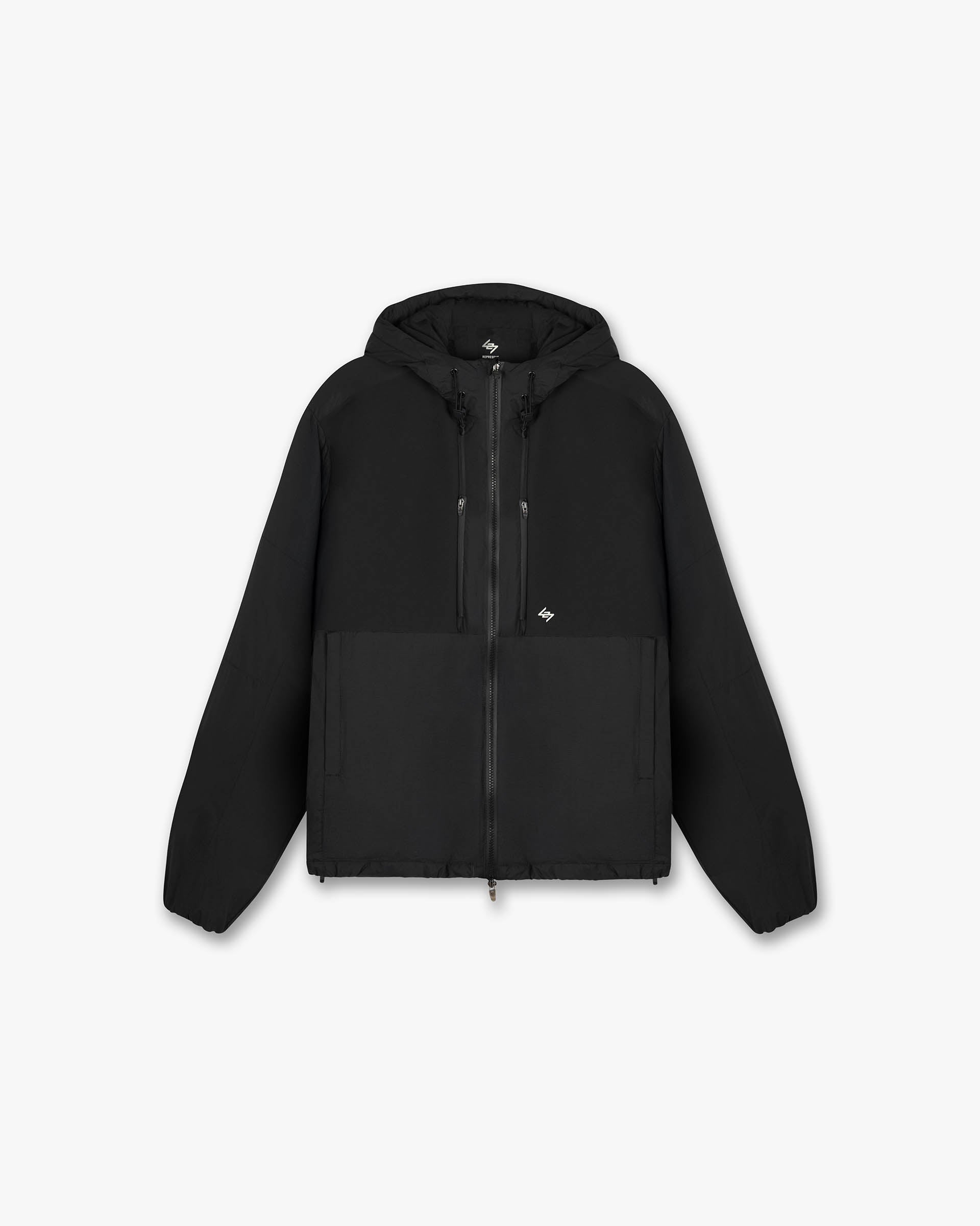 247 Panelled Insulated Jacket - Black