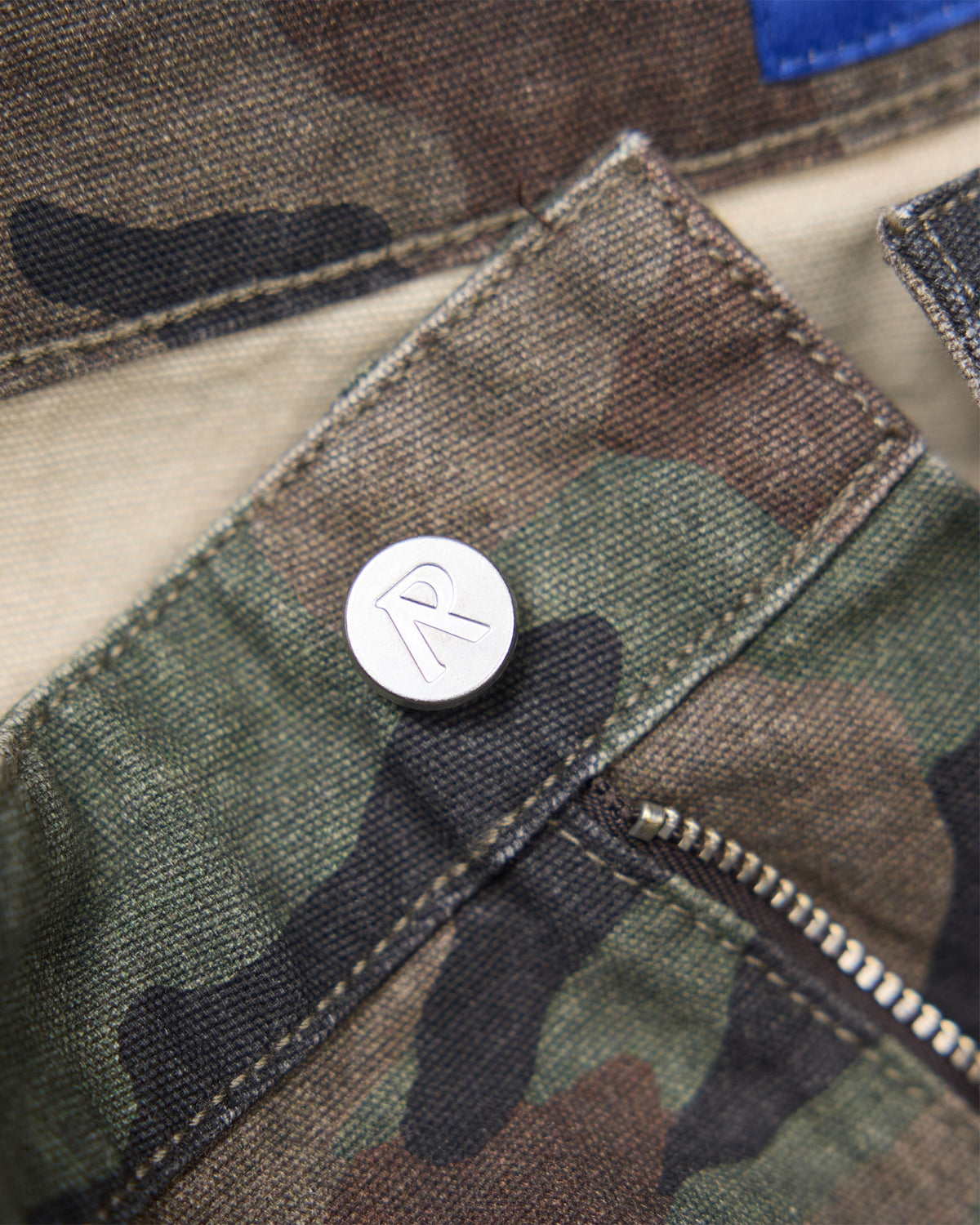 Heaton Camo Workwear Pant - Camo - Detail
