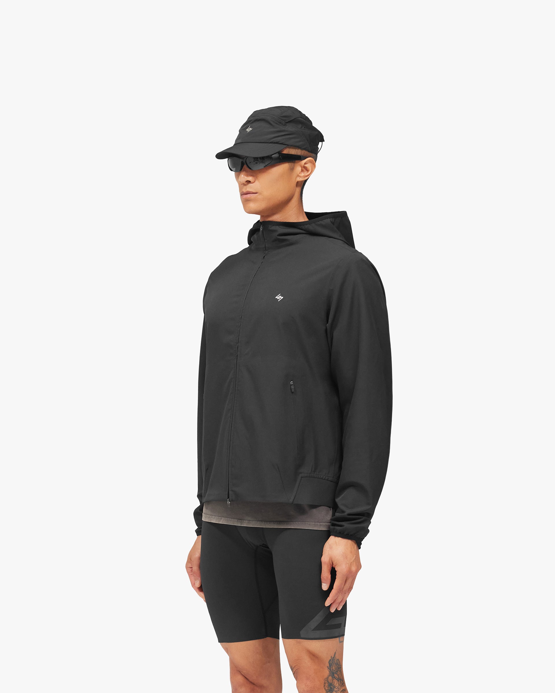 247 Hybrid Running Shell - Jet Black