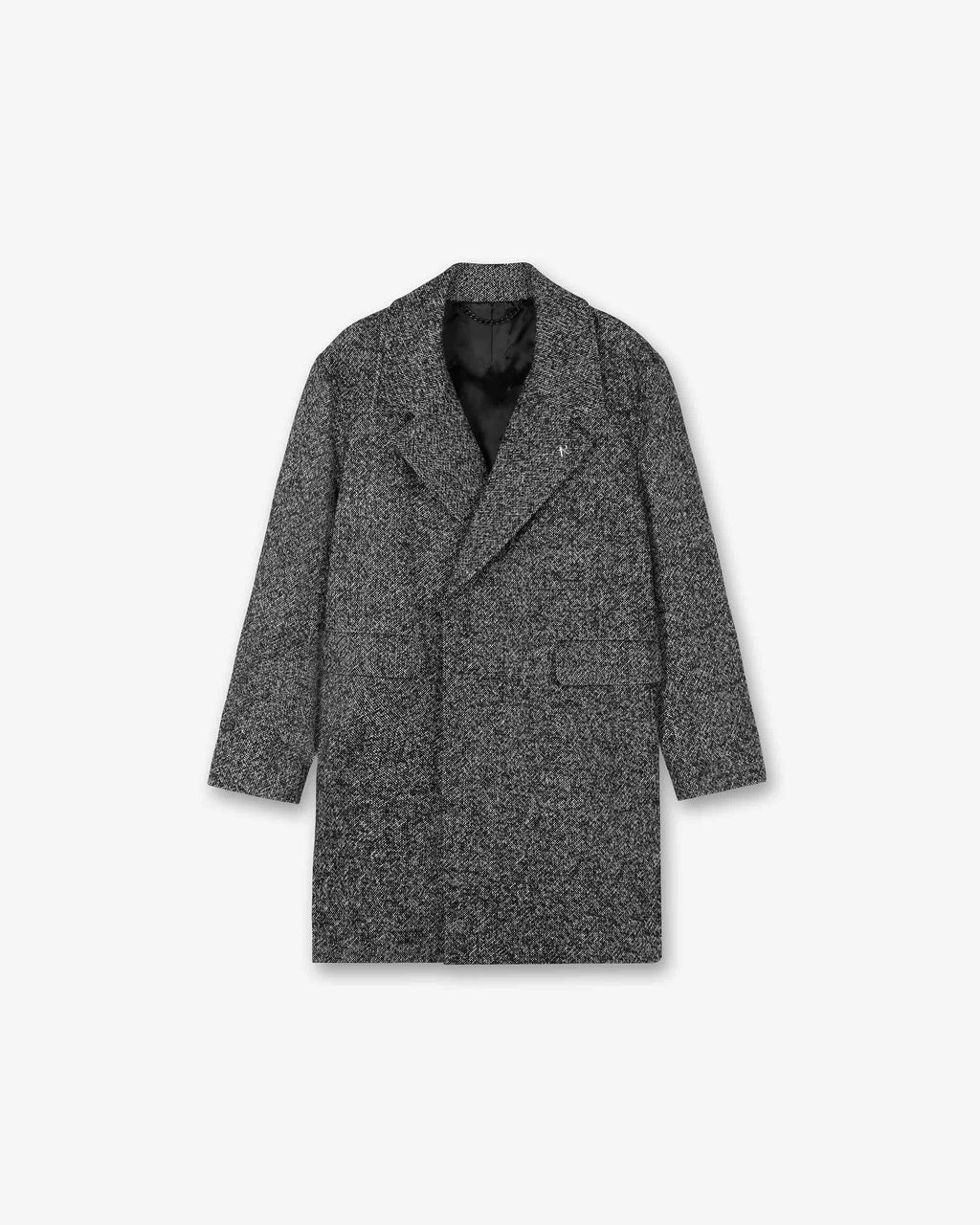 Double Breasted Overcoat Marble