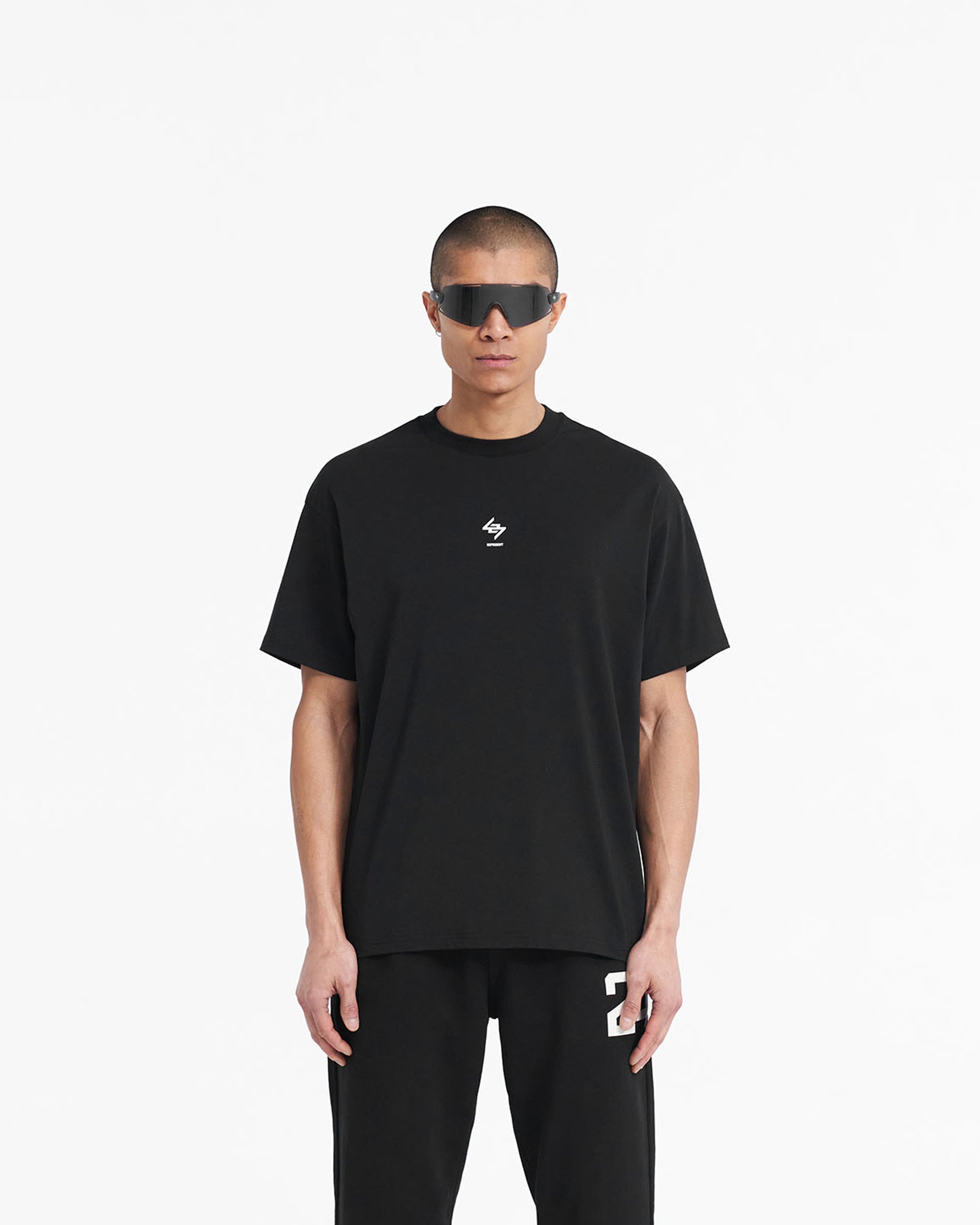 247 OVERSIZED T-SHIRT - JET BLACK