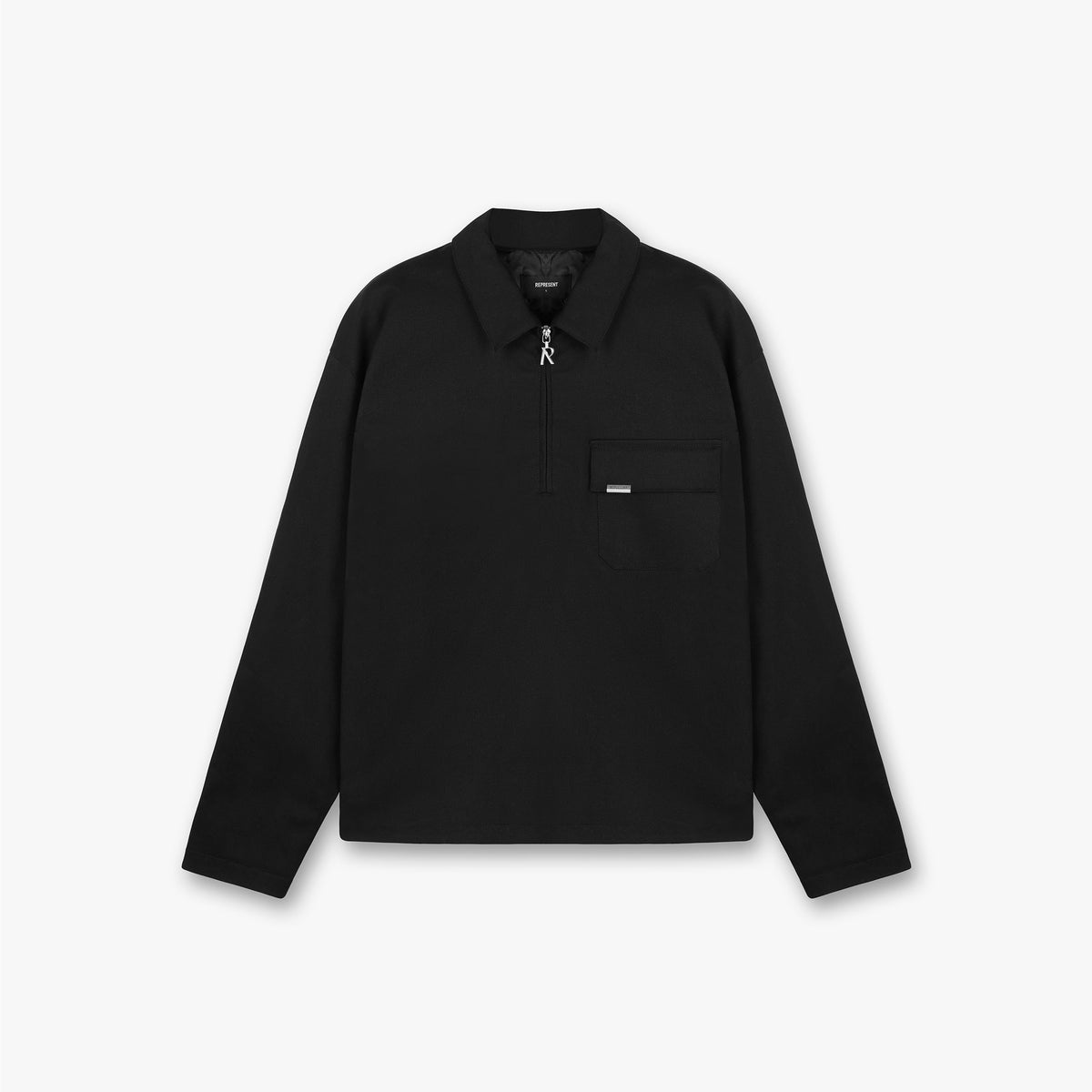 Black Pullover Shirt | REPRESENT CLO