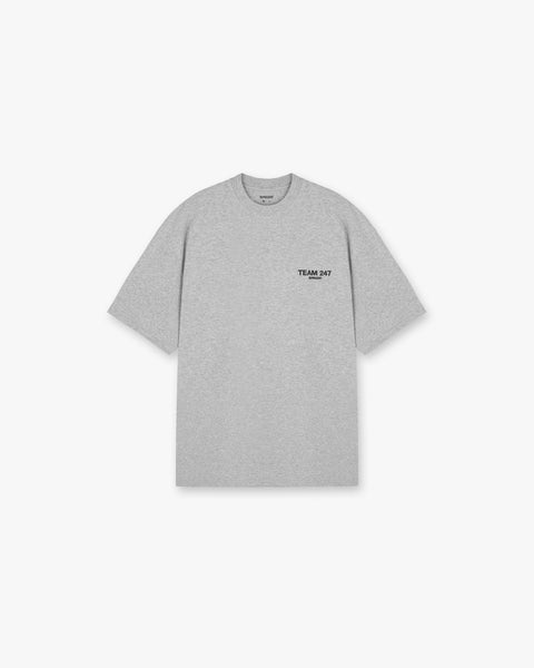 Team Oversized T Shirt Ash