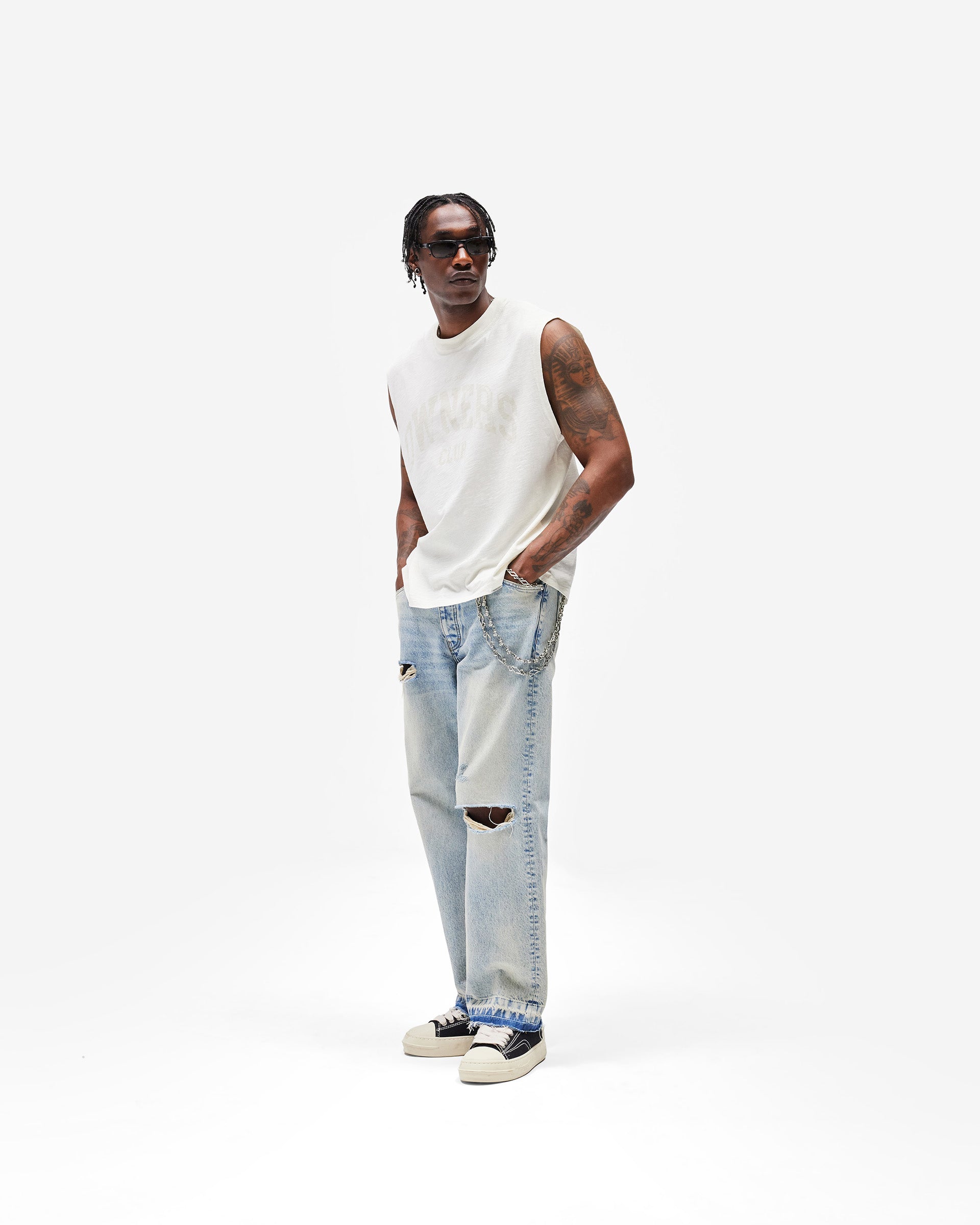 Represent Owners Club Tank - Chalk