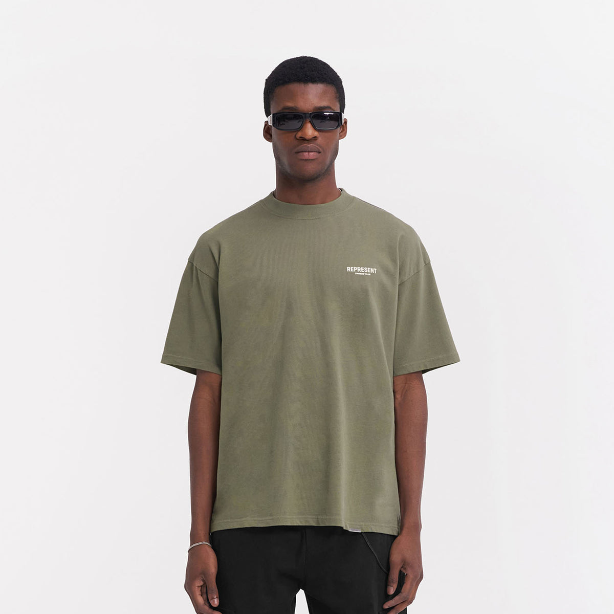 Owners' Club T-Shirt | Olive | REPRESENT CLO