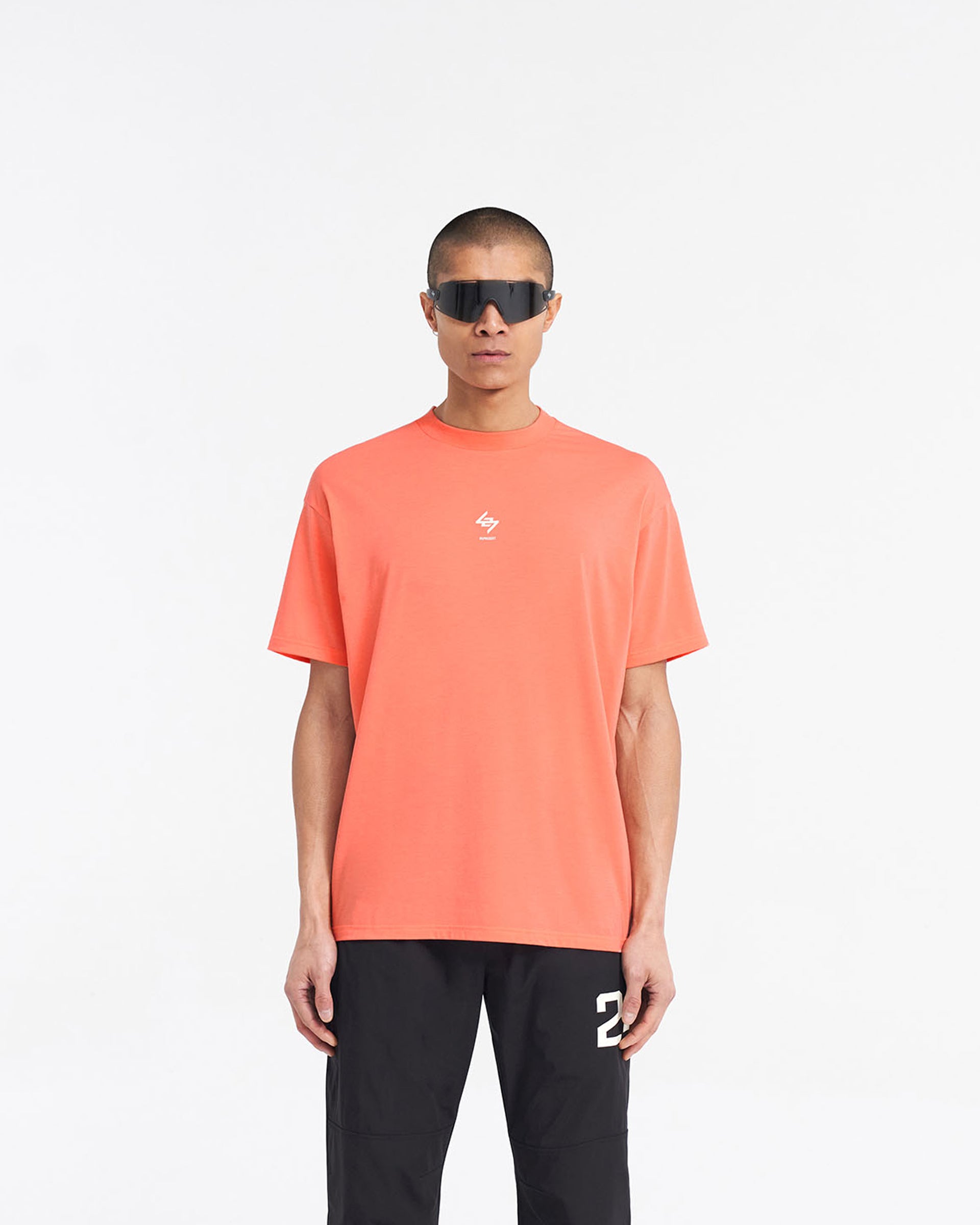 247 OVERSIZED T-SHIRT - CORAL