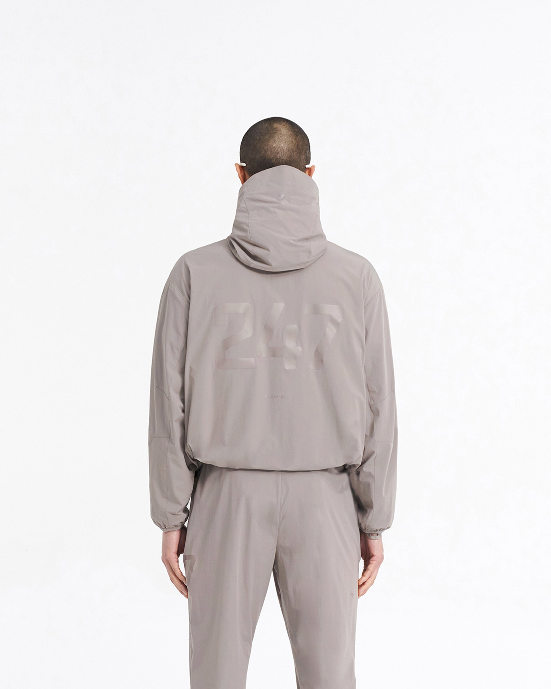 247 Hooded Training Jacket - Cinder