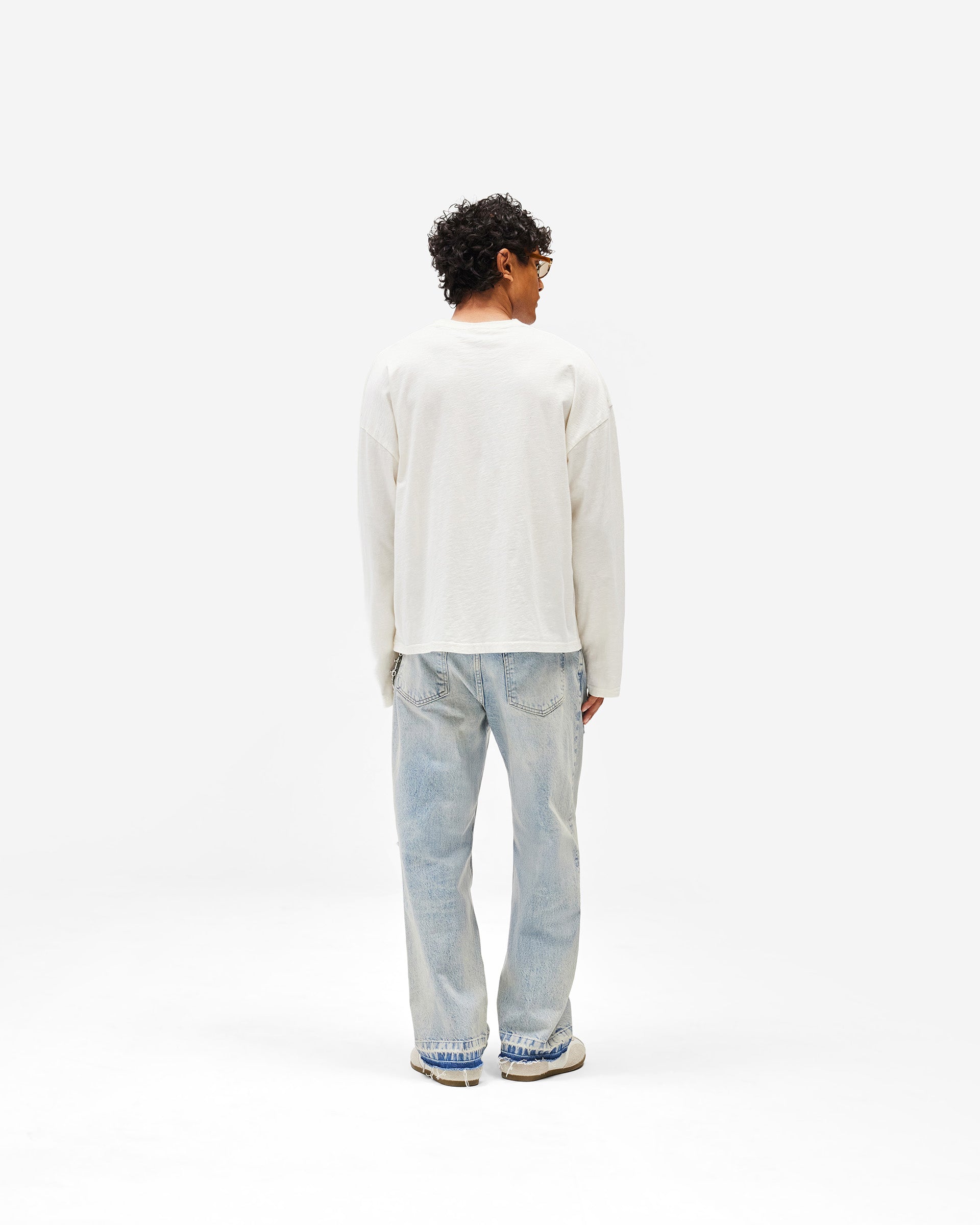 Represent Owners Club Long Sleeve T-Shirt - Chalk