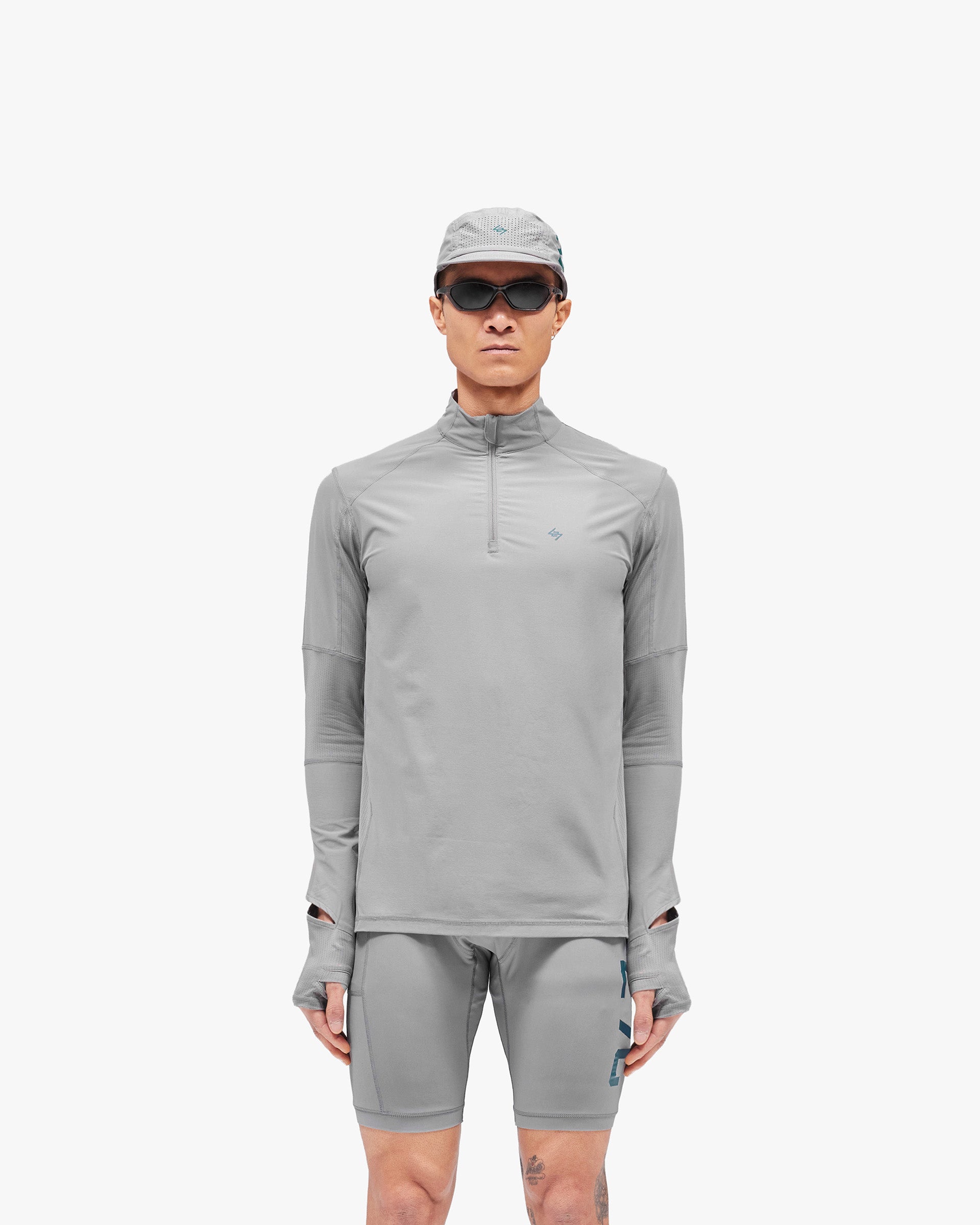 247 Run Quarter Zip - Graphite Grey