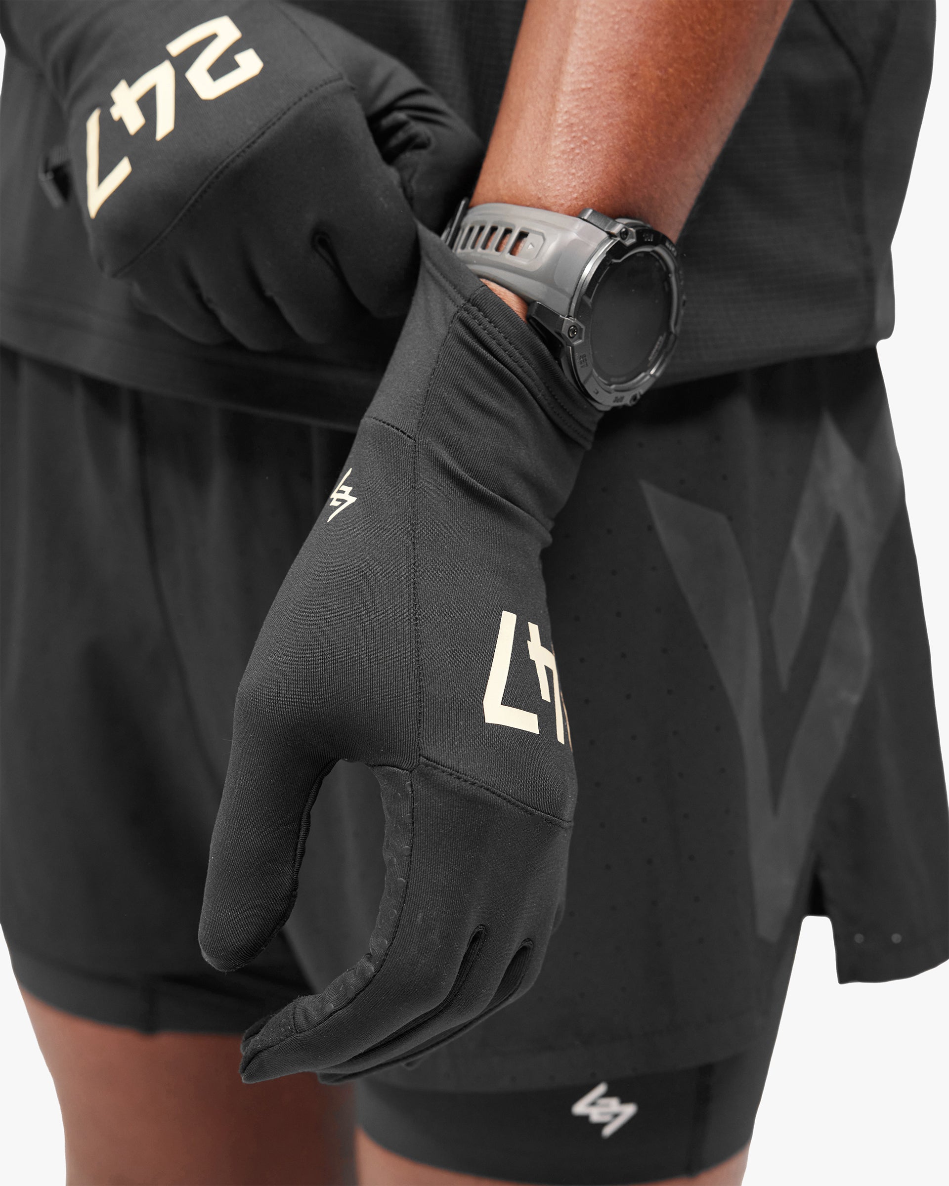 247 Numbers Glove - Jet Black