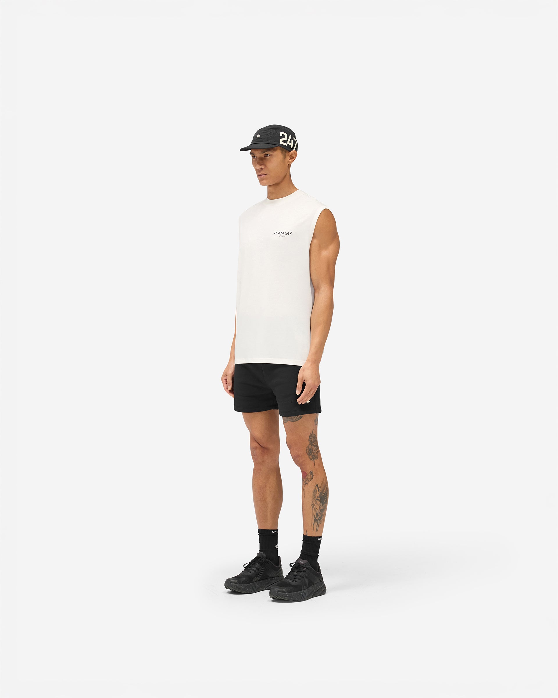 Team 247 Oversized Tank - Flat White