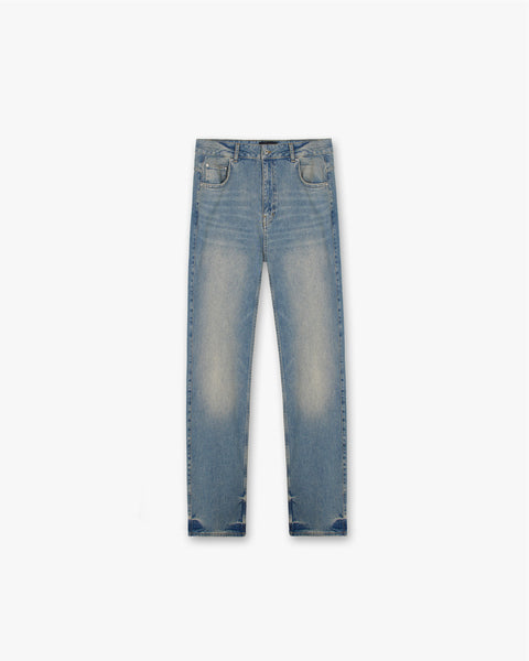 R2 Straight Leg Denim Blue Cream