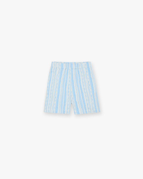 Mixed Knit Shorts Royal Blue