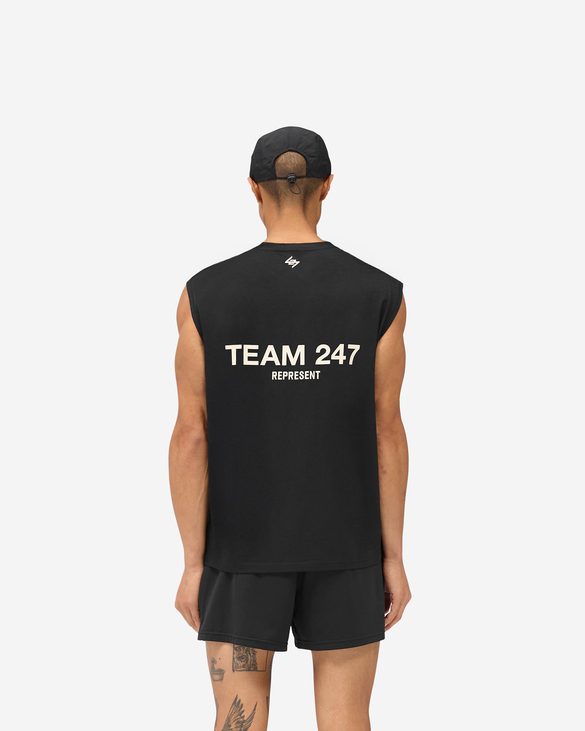 Team 247 Oversized Tank - Jet Black