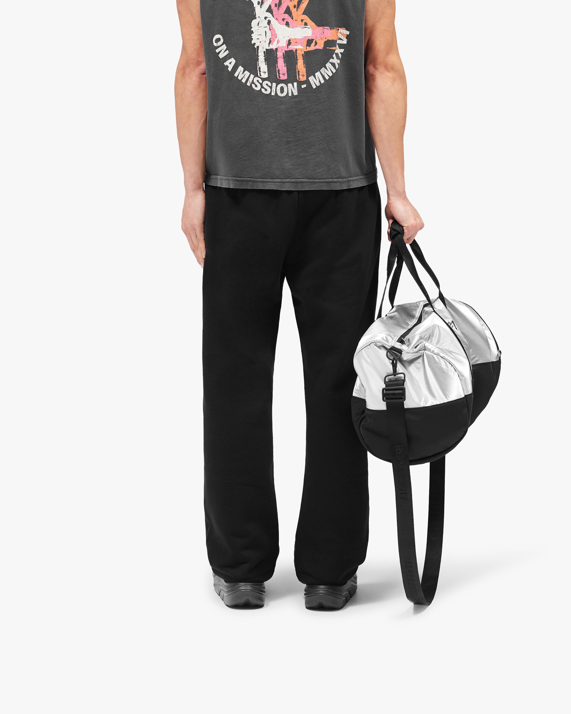 247 Duffle Gym Bag - Silver