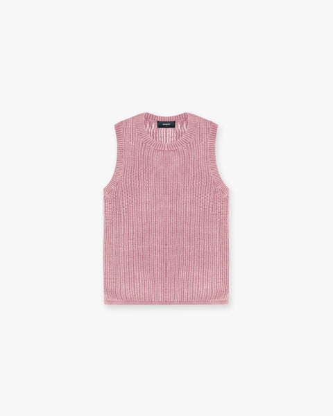 Washed Knit Vest Sunrise