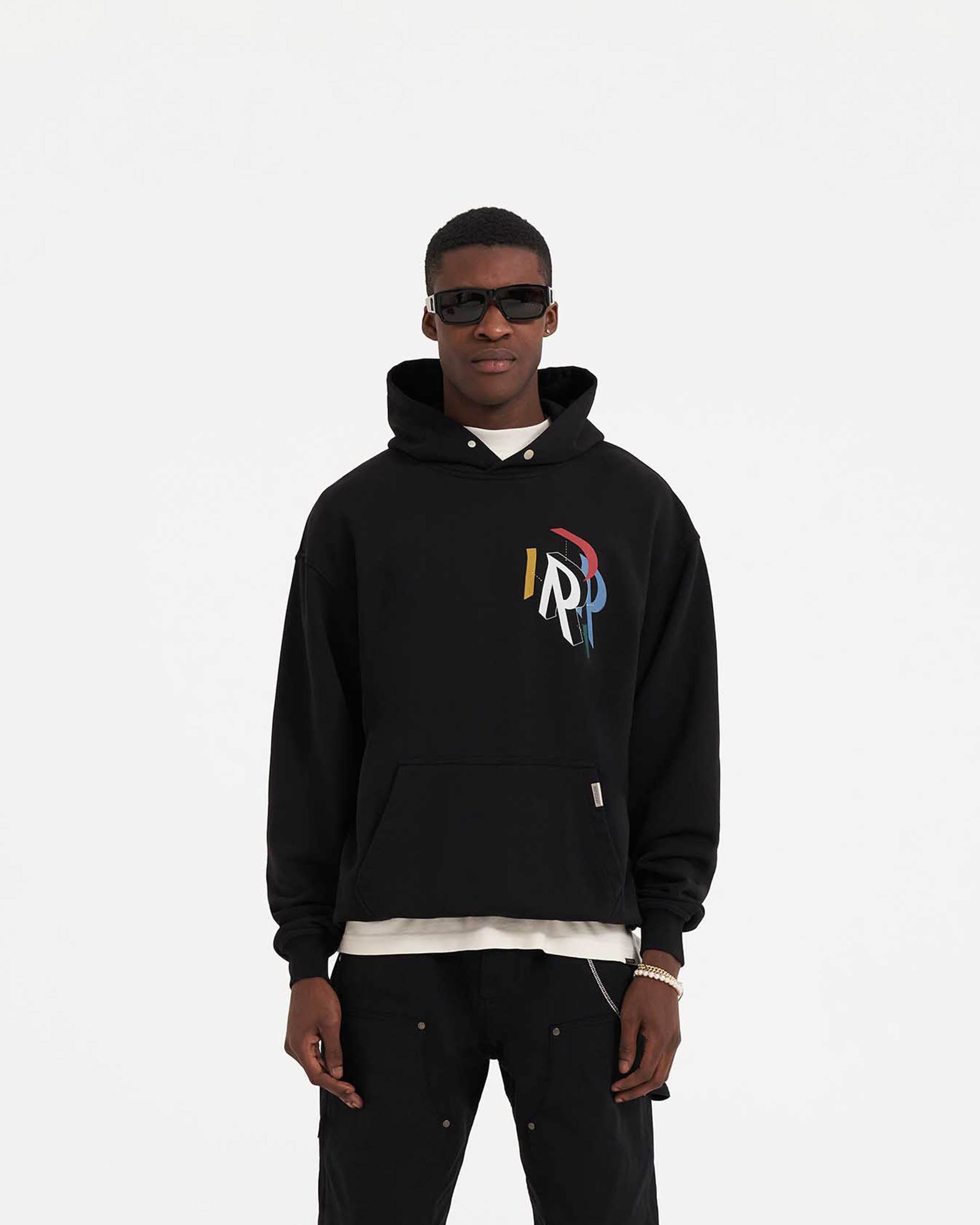 Initial Assembly Hoodie | Black | REPRESENT CLO