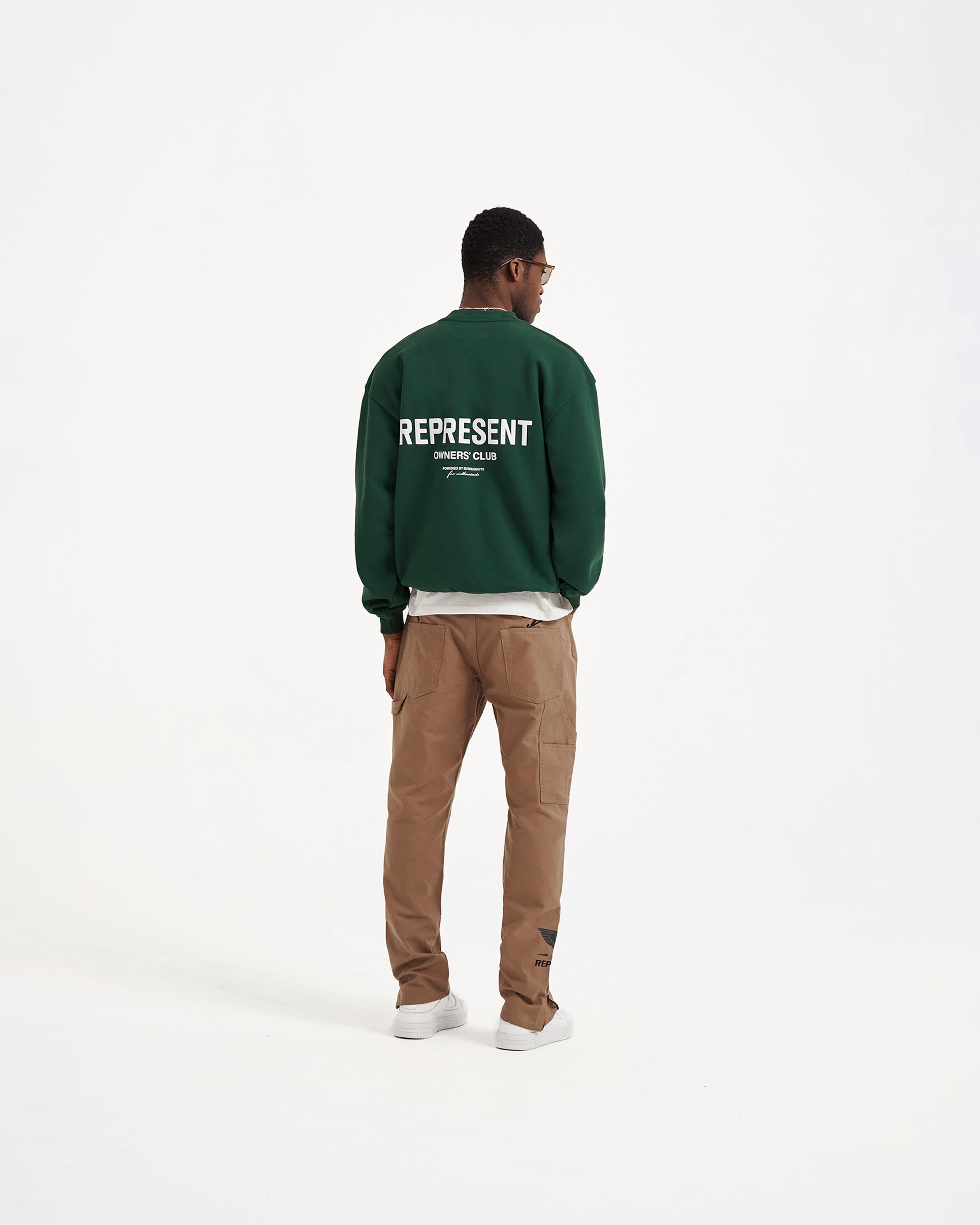 Racing Green Sweater | Owners Club | REPRESENT CLO