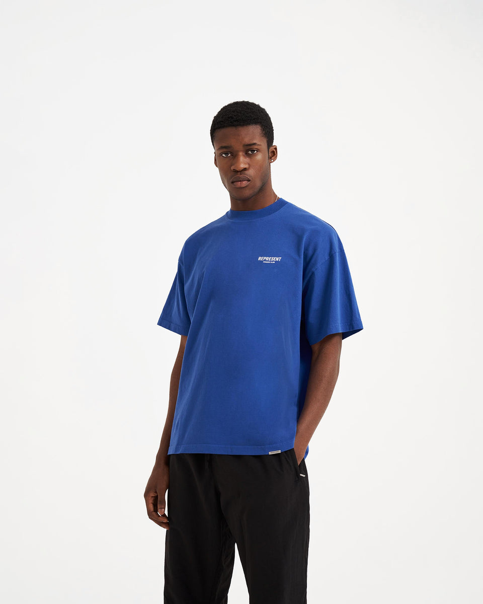 Cobalt Blue T-Shirt | Owners Club | REPRESENT CLO