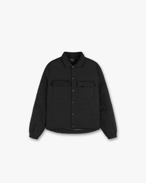 Initial Quilted Overshirt