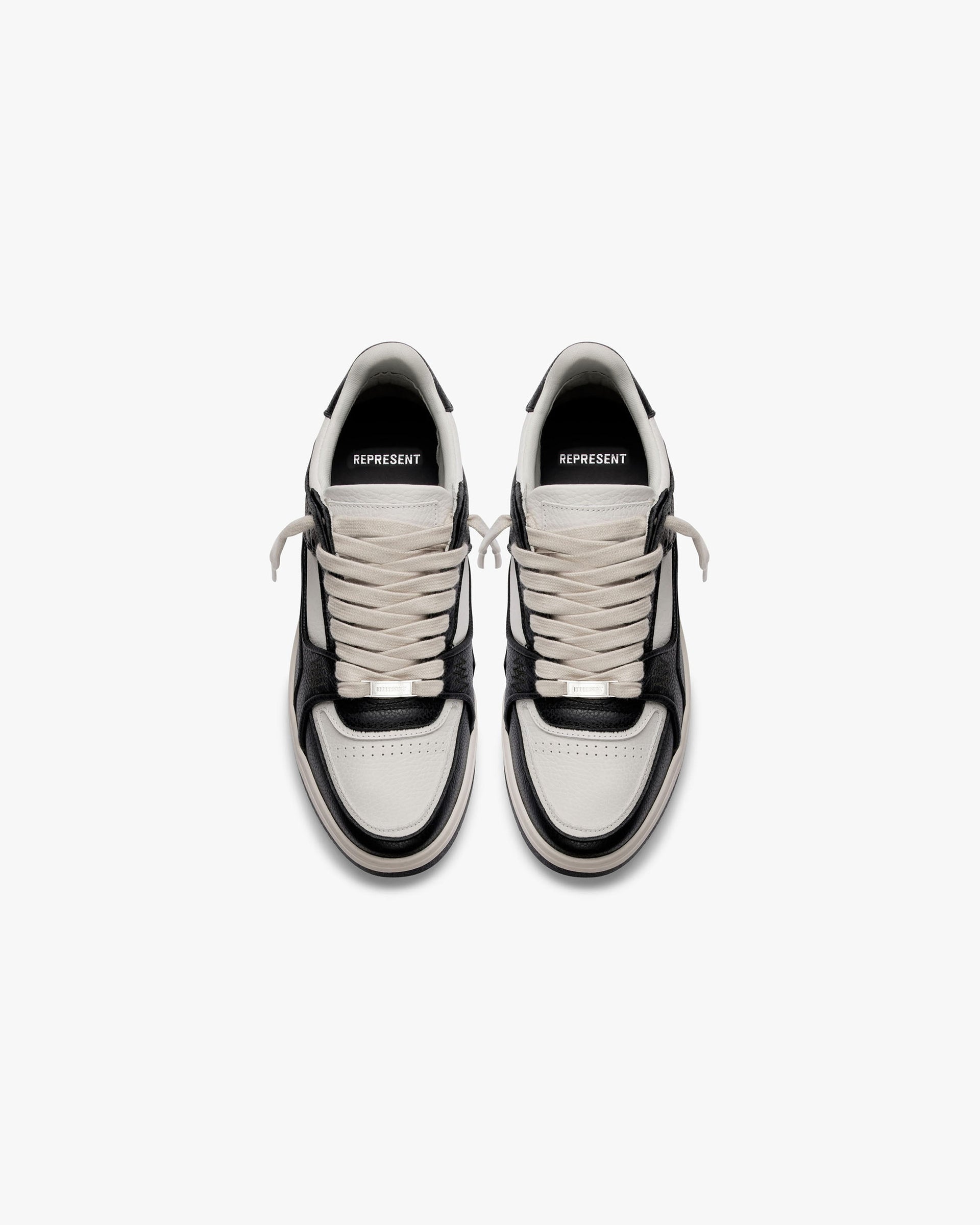 Apex Sneaker | Black/Vintage White | REPRESENT CLO