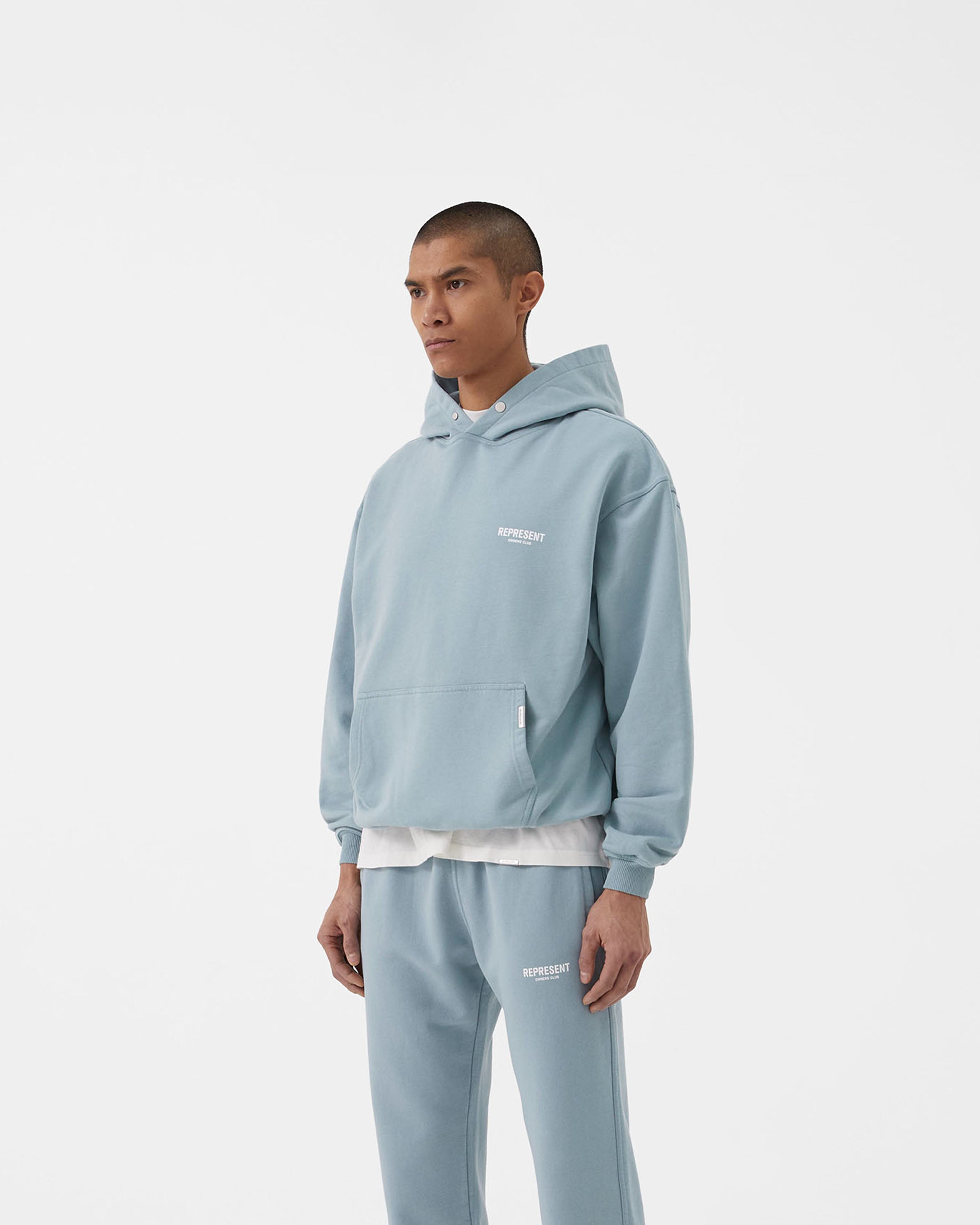 Owners Club Hoodie | Powder Blue | REPRESENT CLO
